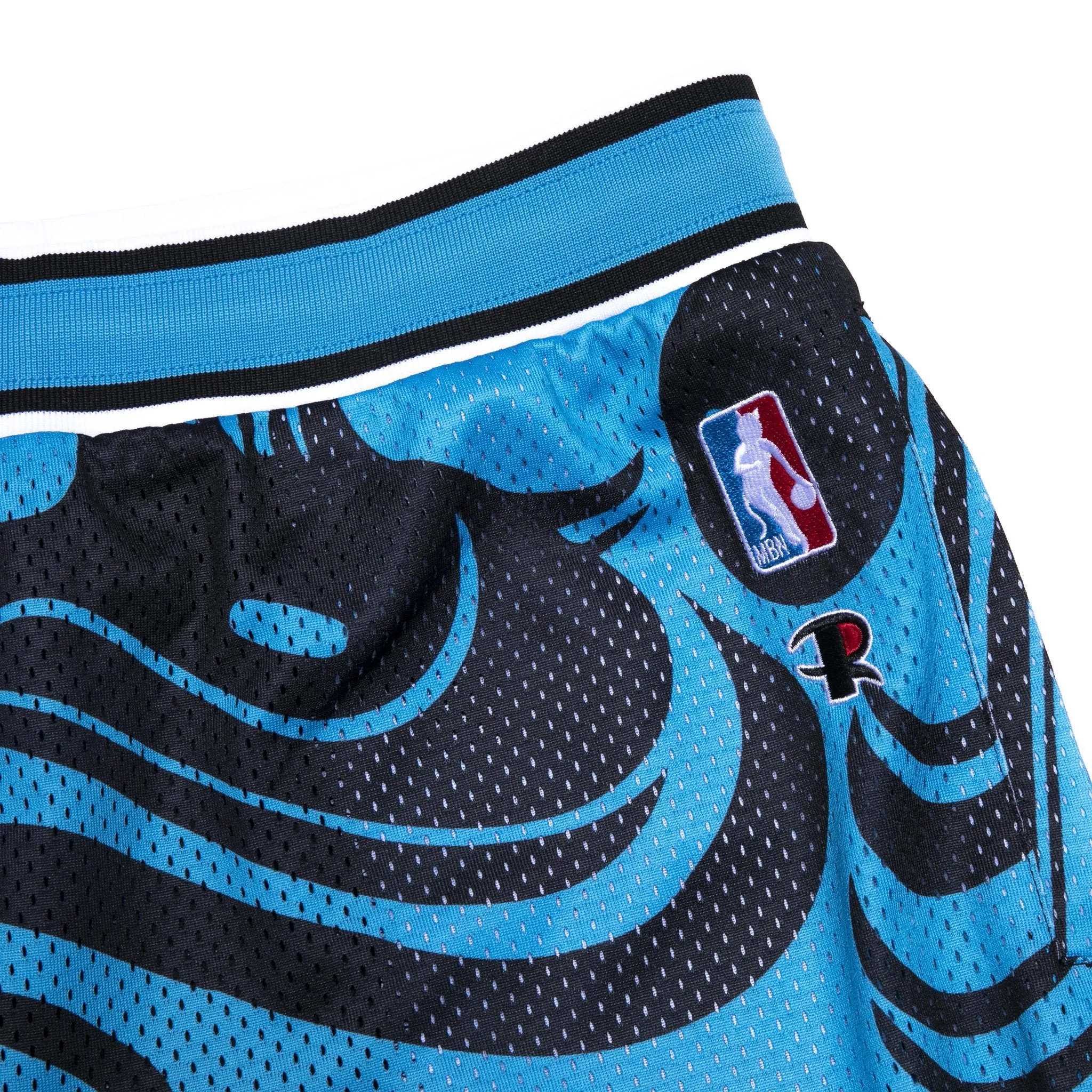 Psychedelic Basketball Shorts (Black / Blue)