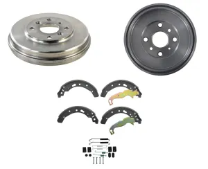 Rear Brake Drums New Brake Shoes & Brake Shoe Springs For 2019-2020 Yaris 4pc