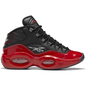 Reebok Men's Question Mid Basketball Shoes - Black / Vector Red