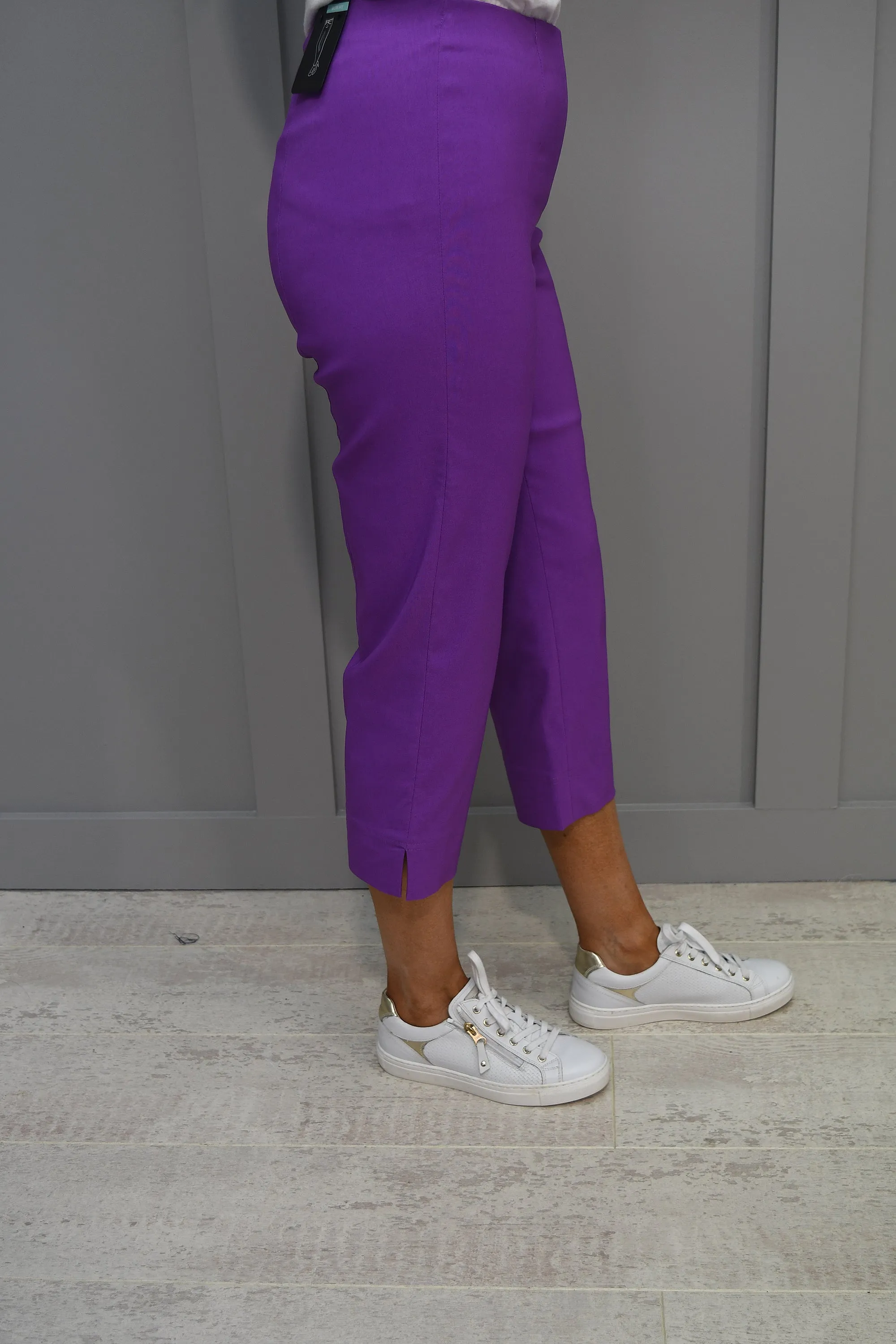 Robell Marie Purple Cropped Trousers - 51576 5499 51