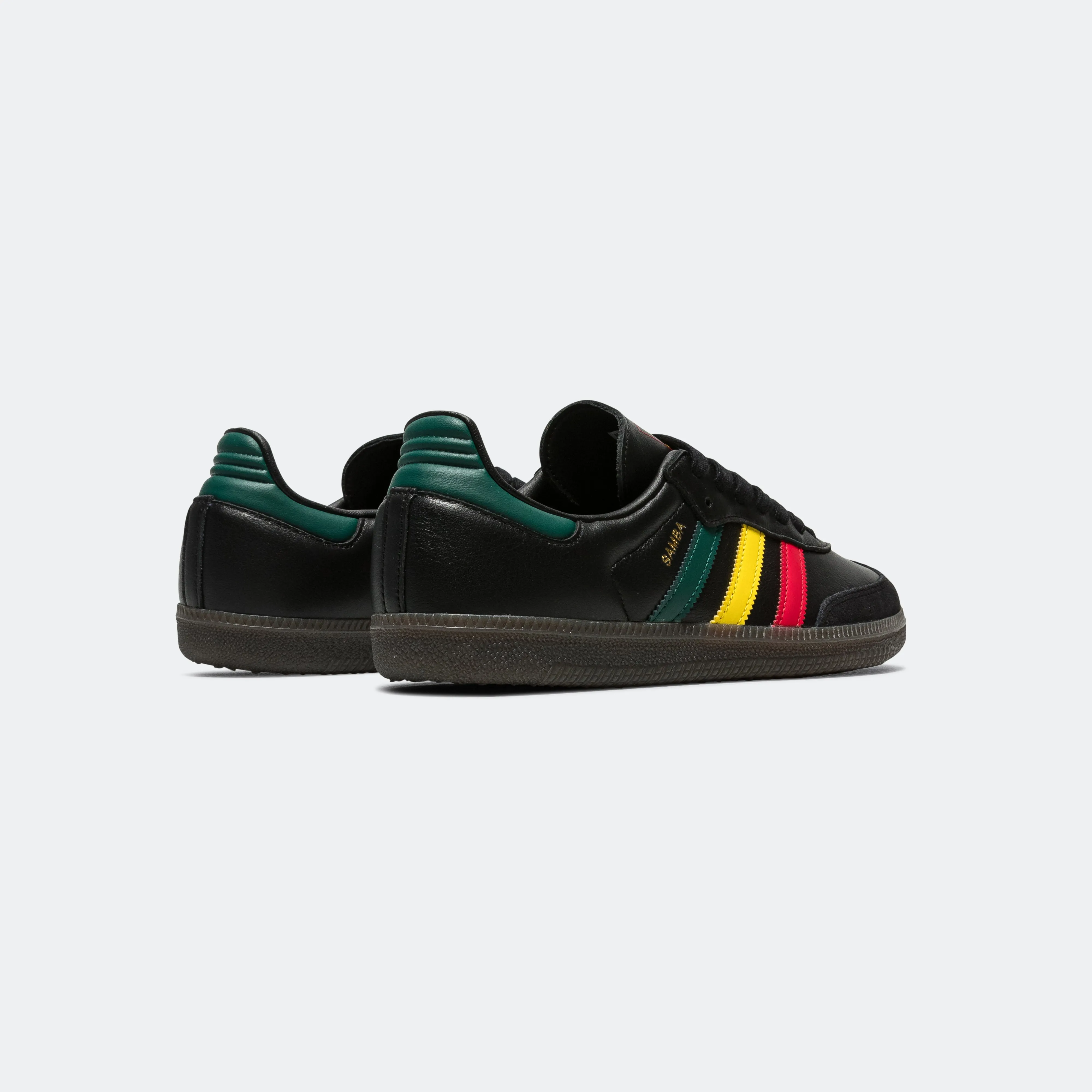 Samba OG 'Reggae' - Black/Yellow-Collegiate Green