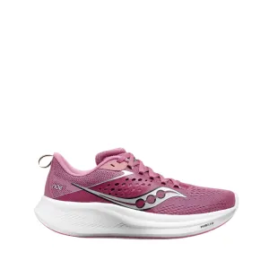 Saucony Ride 17 Women's Running Shoes SS24 Orchid / Silver