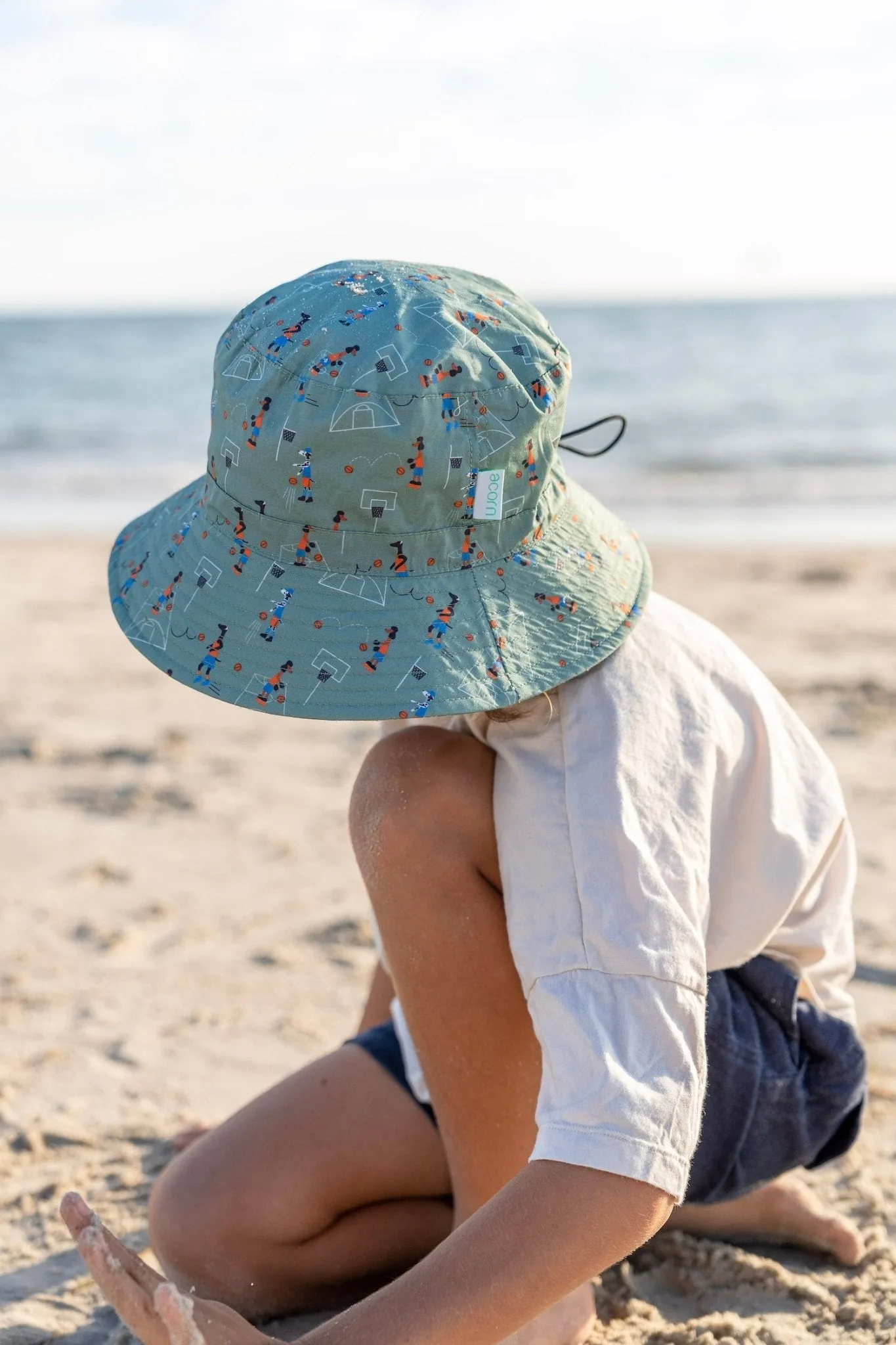 Shooting Hoops Wide Brim Bucket Hat