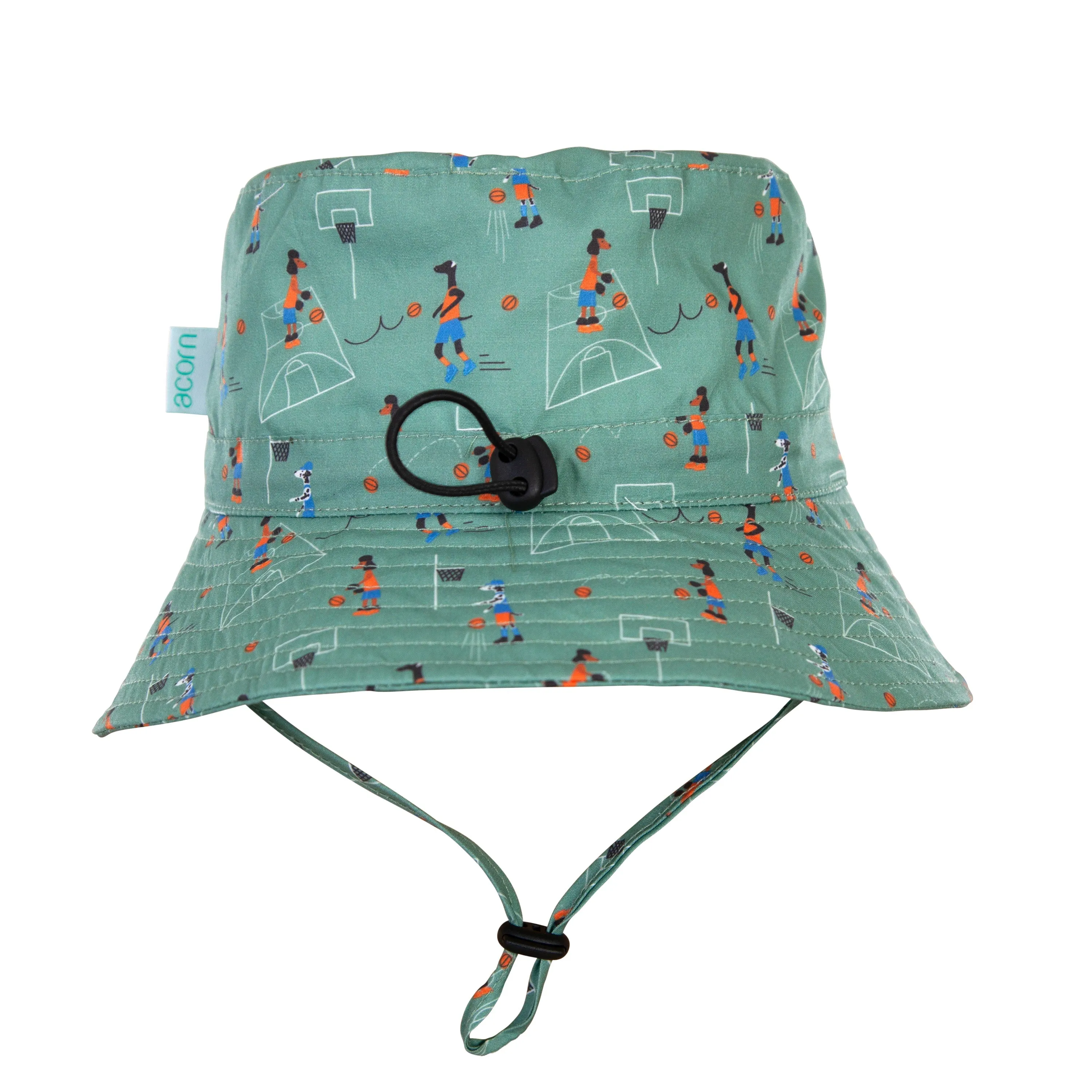 Shooting Hoops Wide Brim Bucket Hat