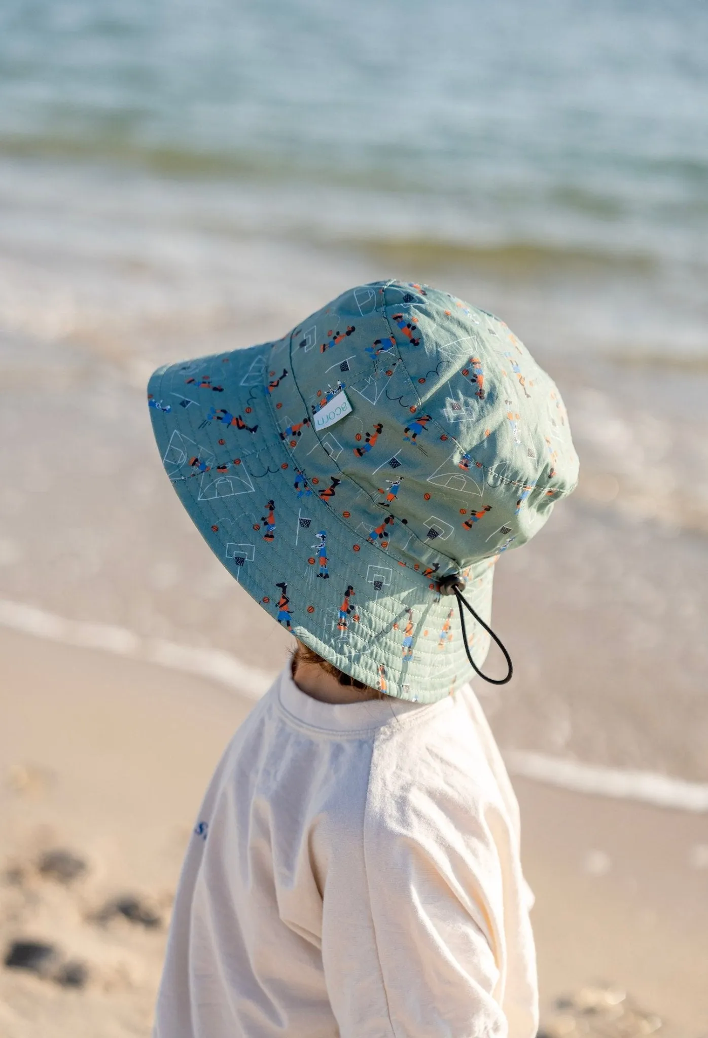 Shooting Hoops Wide Brim Bucket Hat