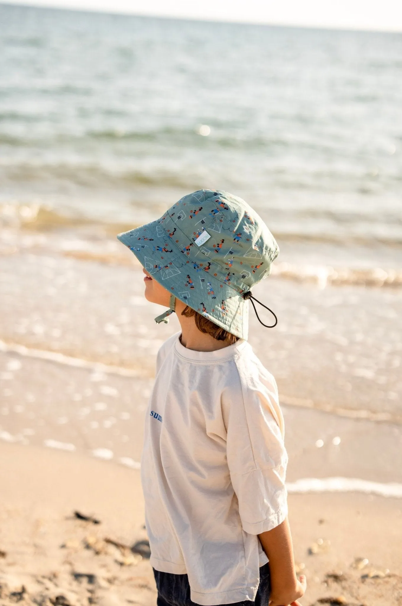 Shooting Hoops Wide Brim Bucket Hat