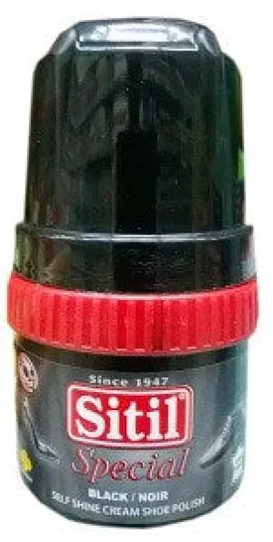 Sitil Special Cream Shoe Polish Black 60 ml