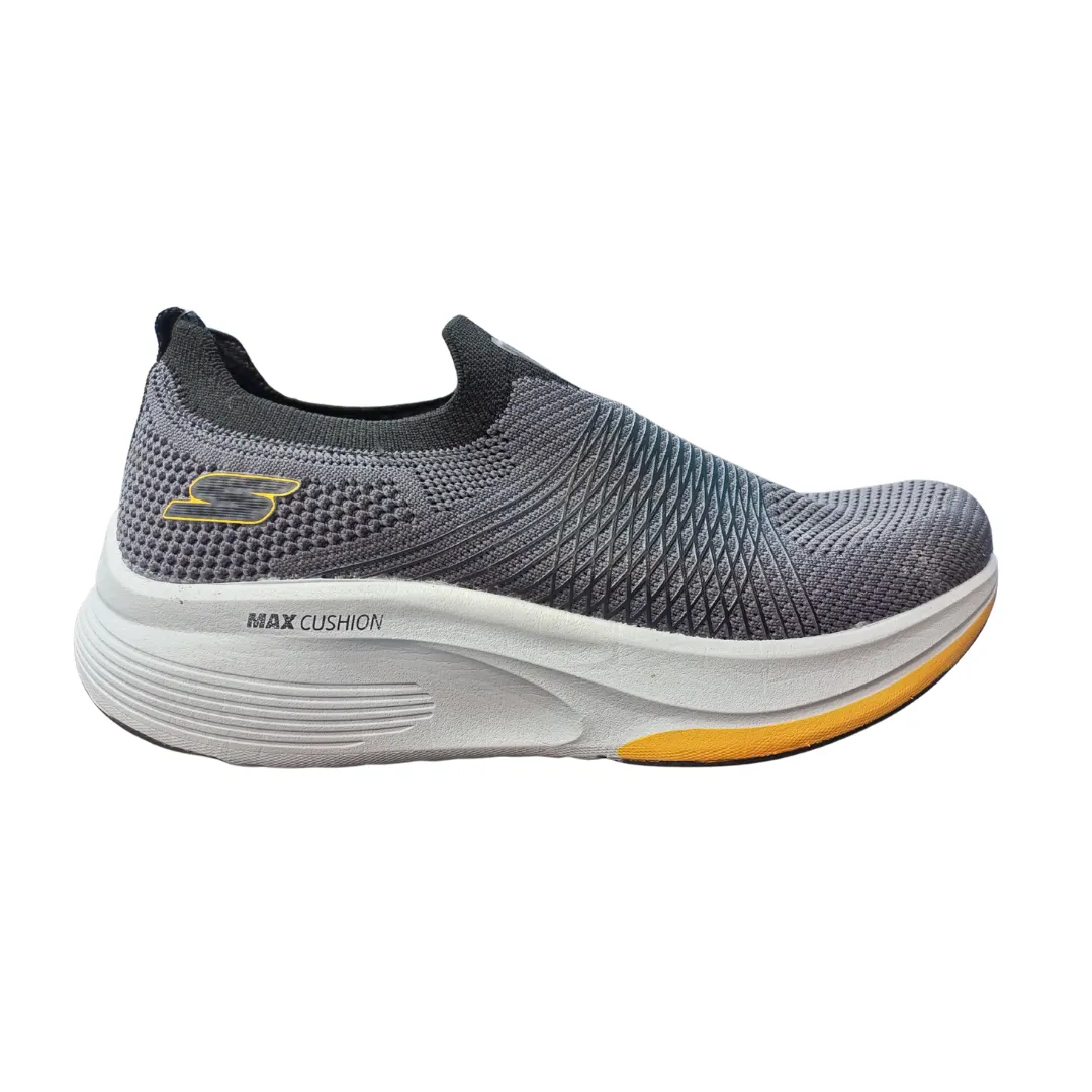 Skechers MAX CUSHION Slip-On - Urban Gray Edition 🏃‍♂️