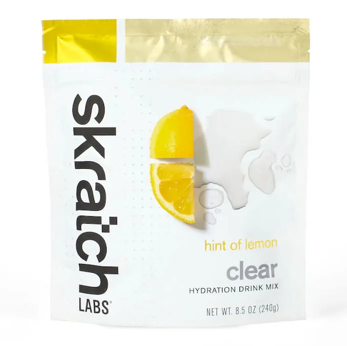 SKRATCH Clear Hydration Drink Mix- 16 Serving Resealable Bag