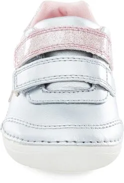 Stride Rite Silver Multi Kennedy Soft Motion Baby Sneaker