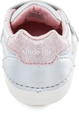 Stride Rite Silver Multi Kennedy Soft Motion Baby Sneaker