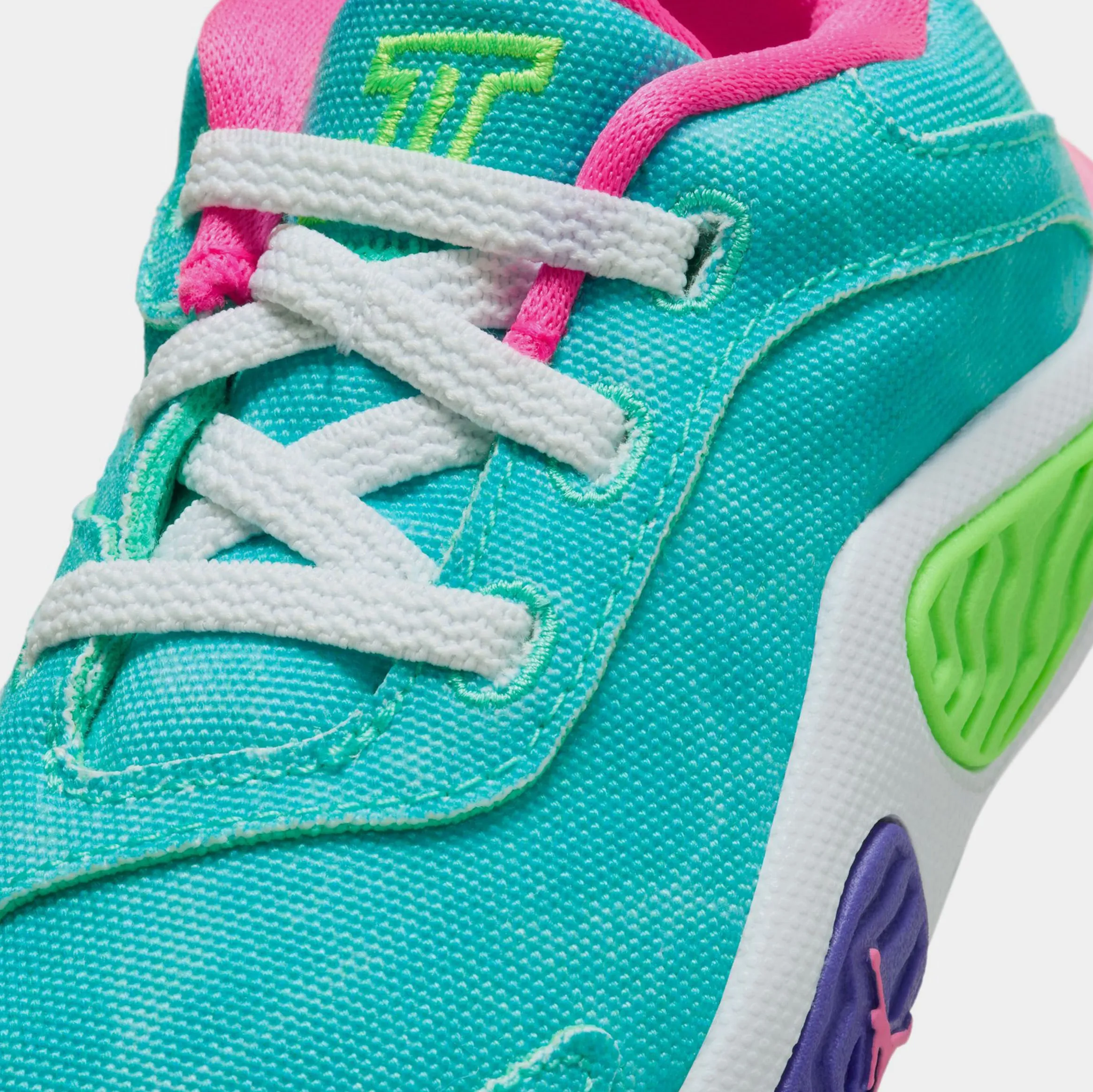 Tatum 2 Infant Toddler Basketball Shoes (Hyper Jade/White/Hyper Pink/Green Strike)