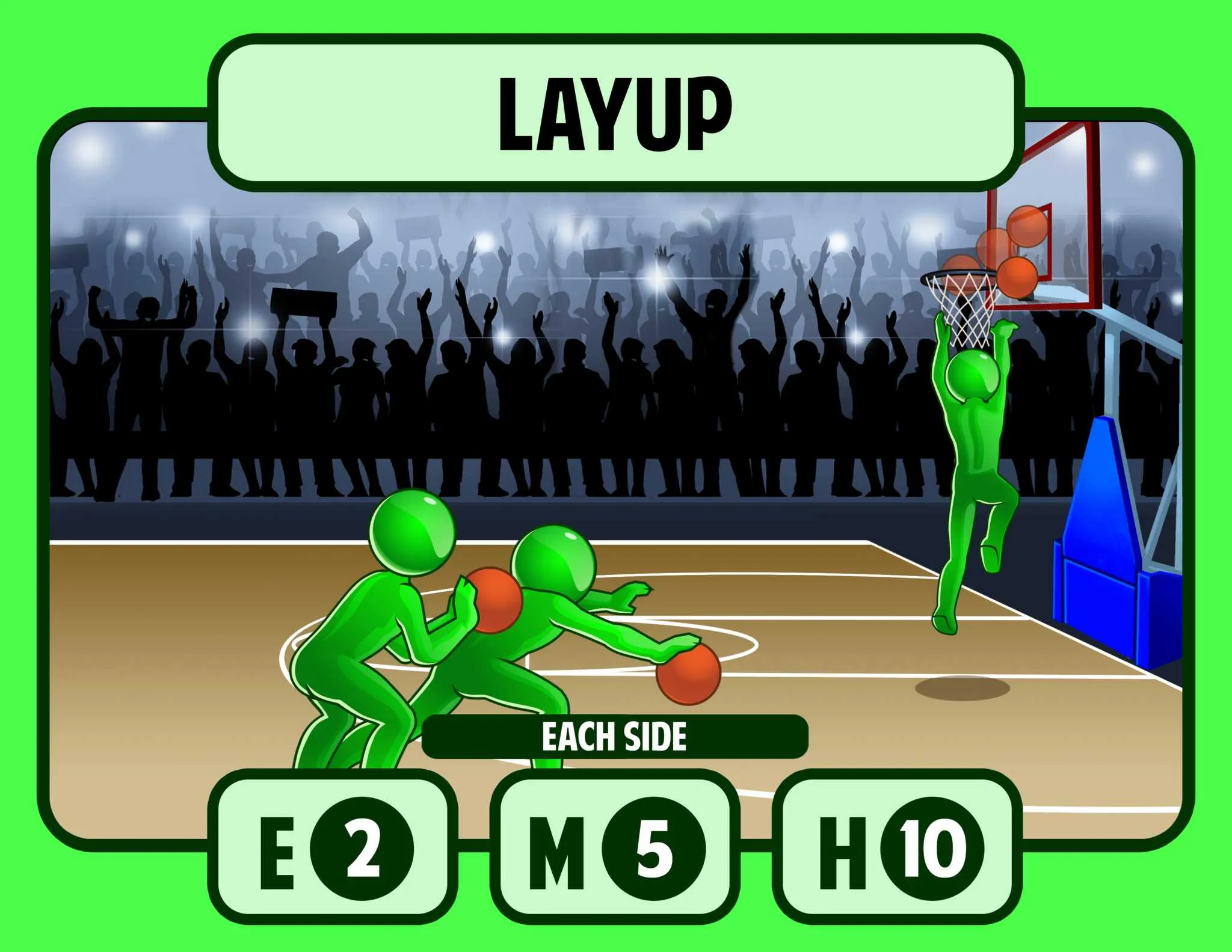 The Basketball Station Card Game