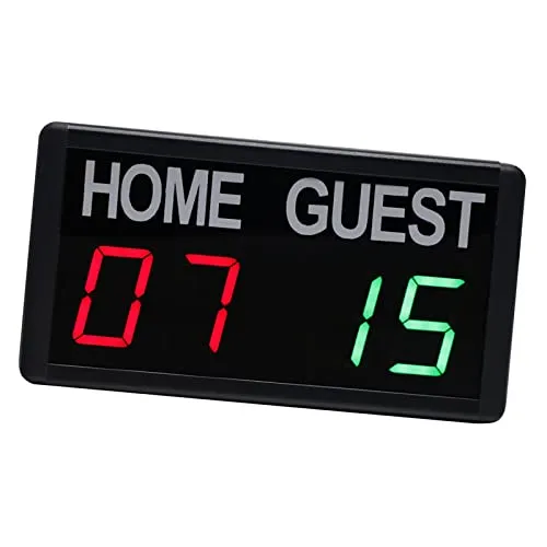 TOG Portable LED Scoreboard Clock Electronic Score Board Score Keeper Sport'|Home & Kitchen| Home Decor| Figurines'