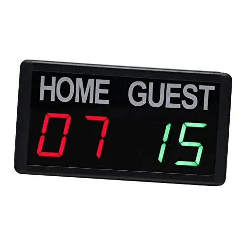 TOG Portable LED Scoreboard Clock Electronic Score Board Score Keeper Sport'|Home & Kitchen| Home Decor| Figurines'