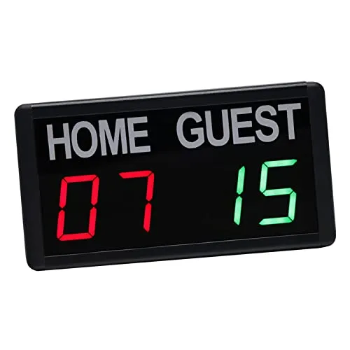 TOG Portable LED Scoreboard Clock Electronic Score Board Score Keeper Sport'|Home & Kitchen| Home Decor| Figurines'