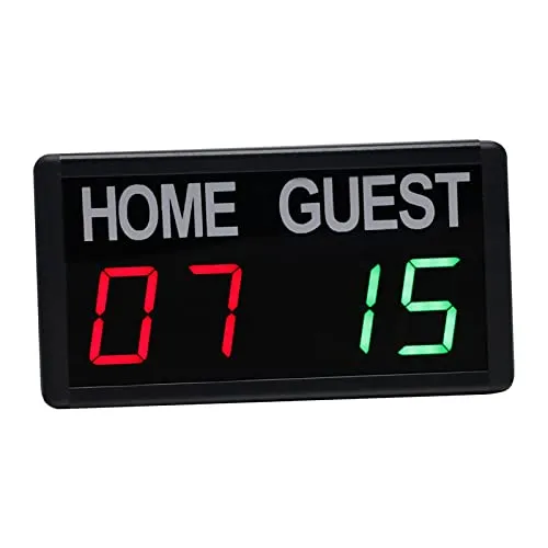 TOG Portable LED Scoreboard Clock Electronic Score Board Score Keeper Sport'|Home & Kitchen| Home Decor| Figurines'