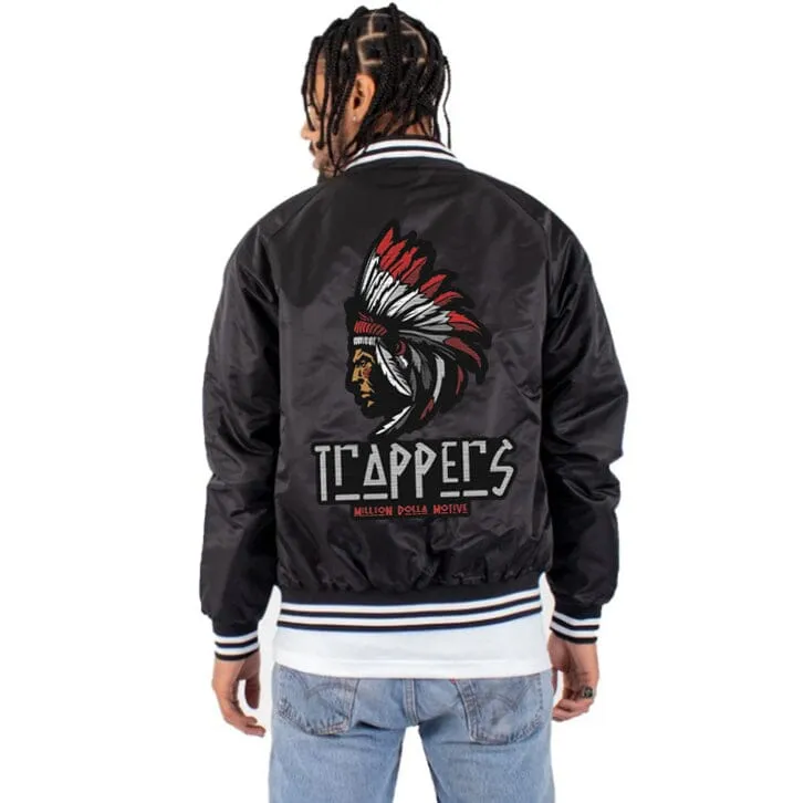 Trappers - Black Varsity Jacket