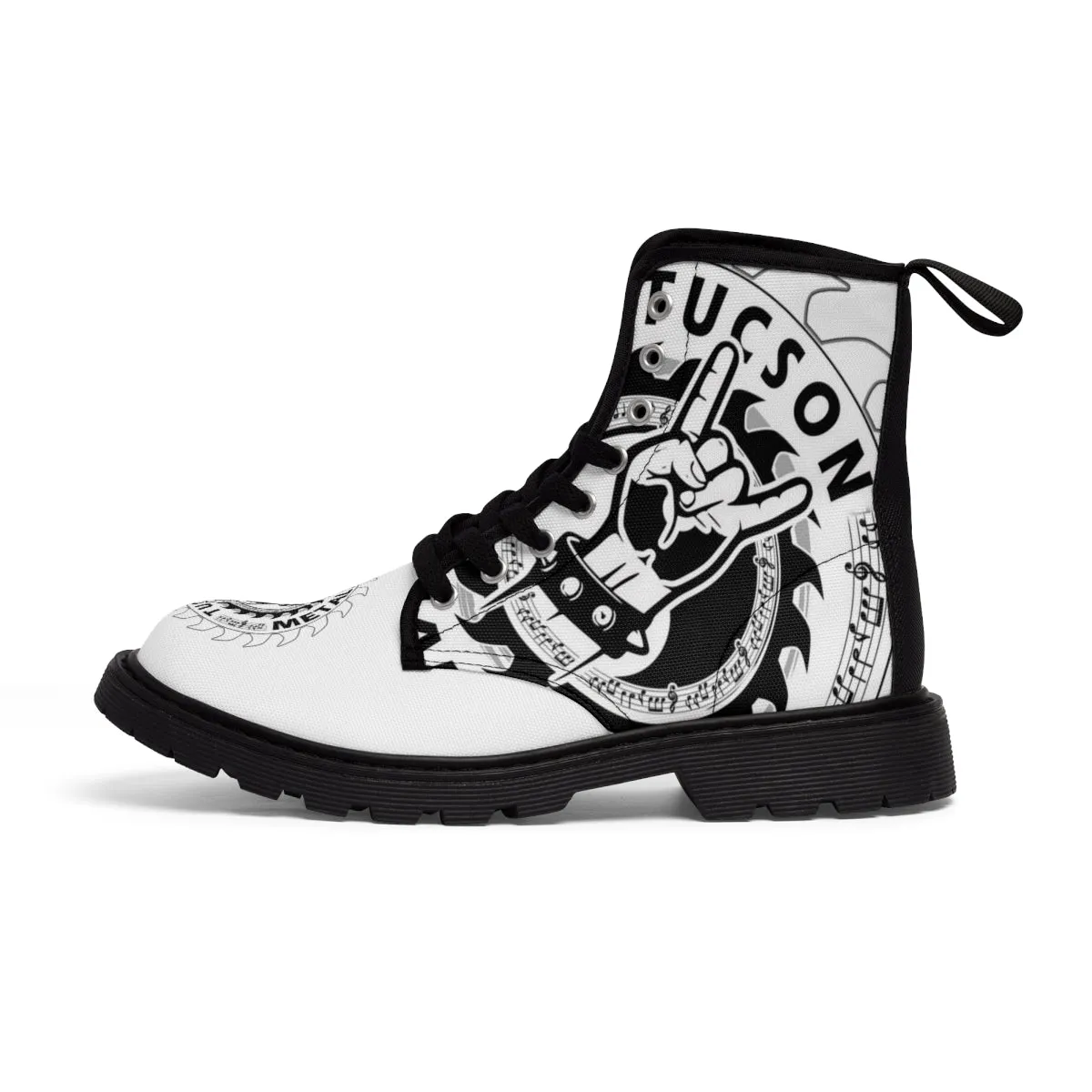 Tucson Metal Society Women's Canvas Boots