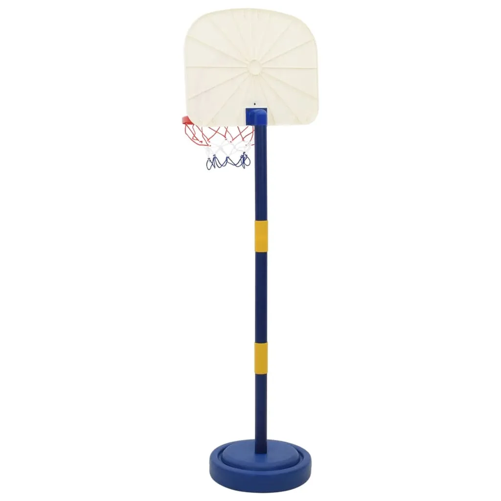 vidaXL Adjustable Basketball Stand with Ball and Pump - Height 90/121 cm