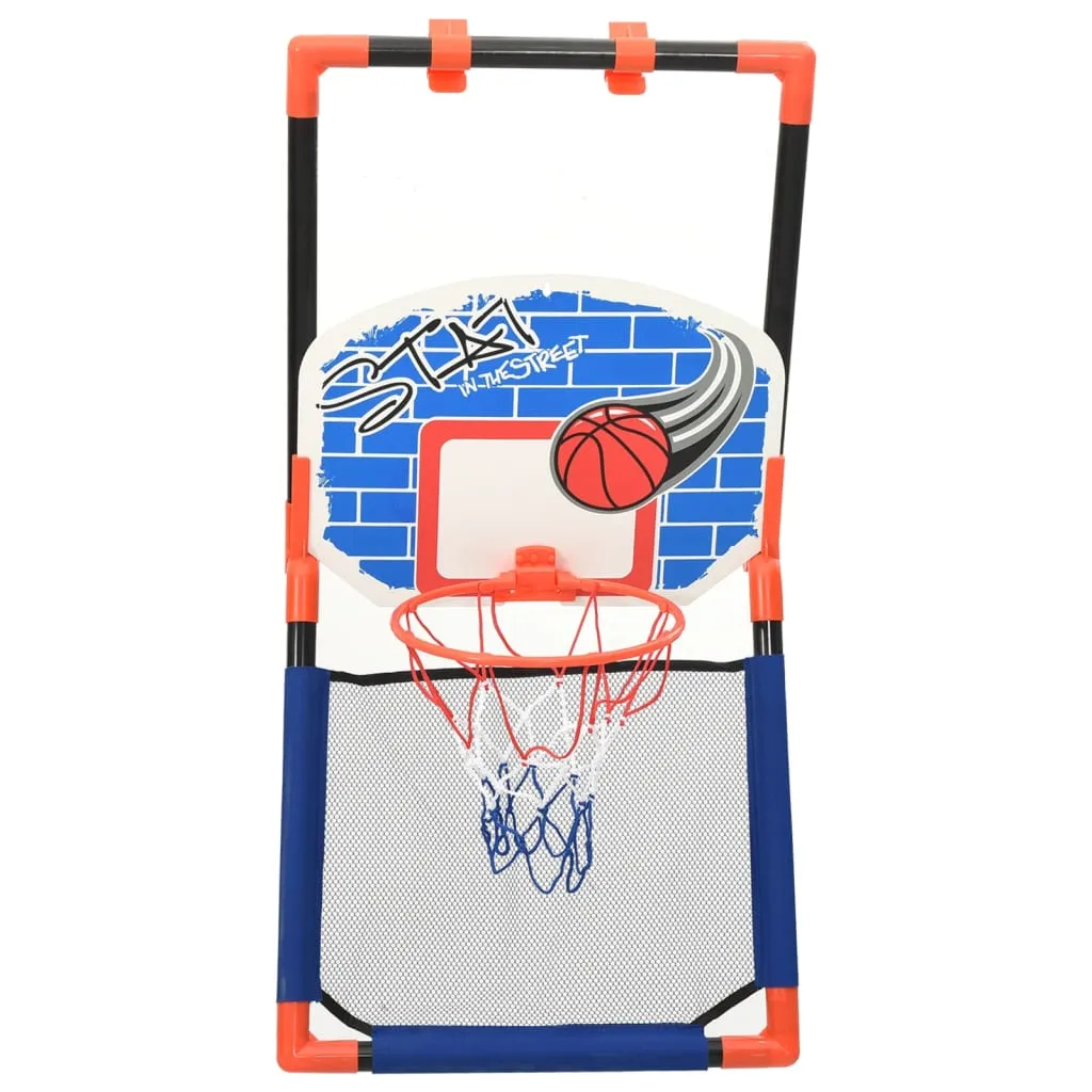 vidaXL Children Basketball Set - Multifunctional Floor and Wall