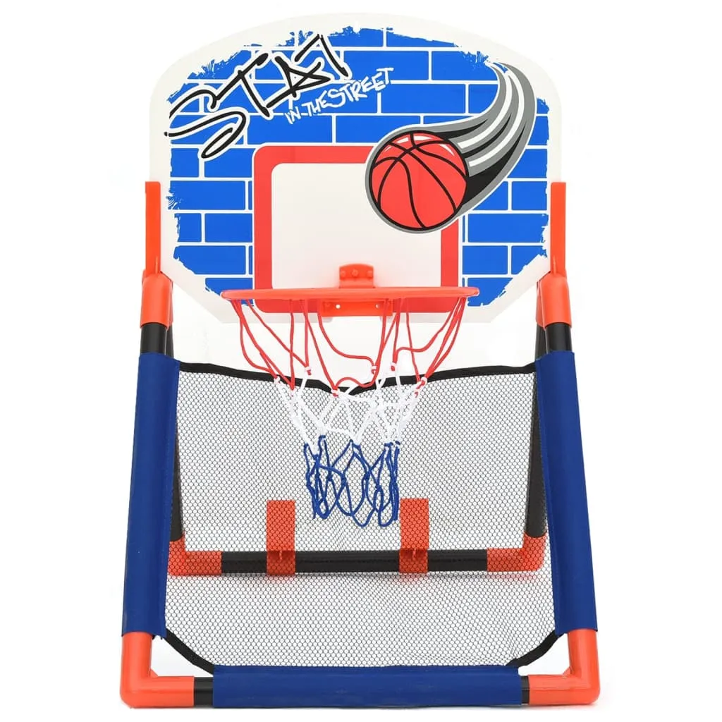 vidaXL Children Basketball Set - Multifunctional Floor and Wall