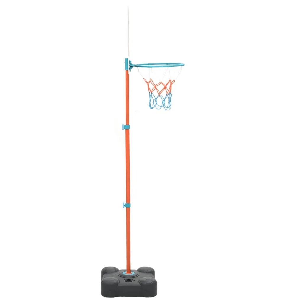 vidaXL Portable Basketball Play Set Adjustable 109-141 cm