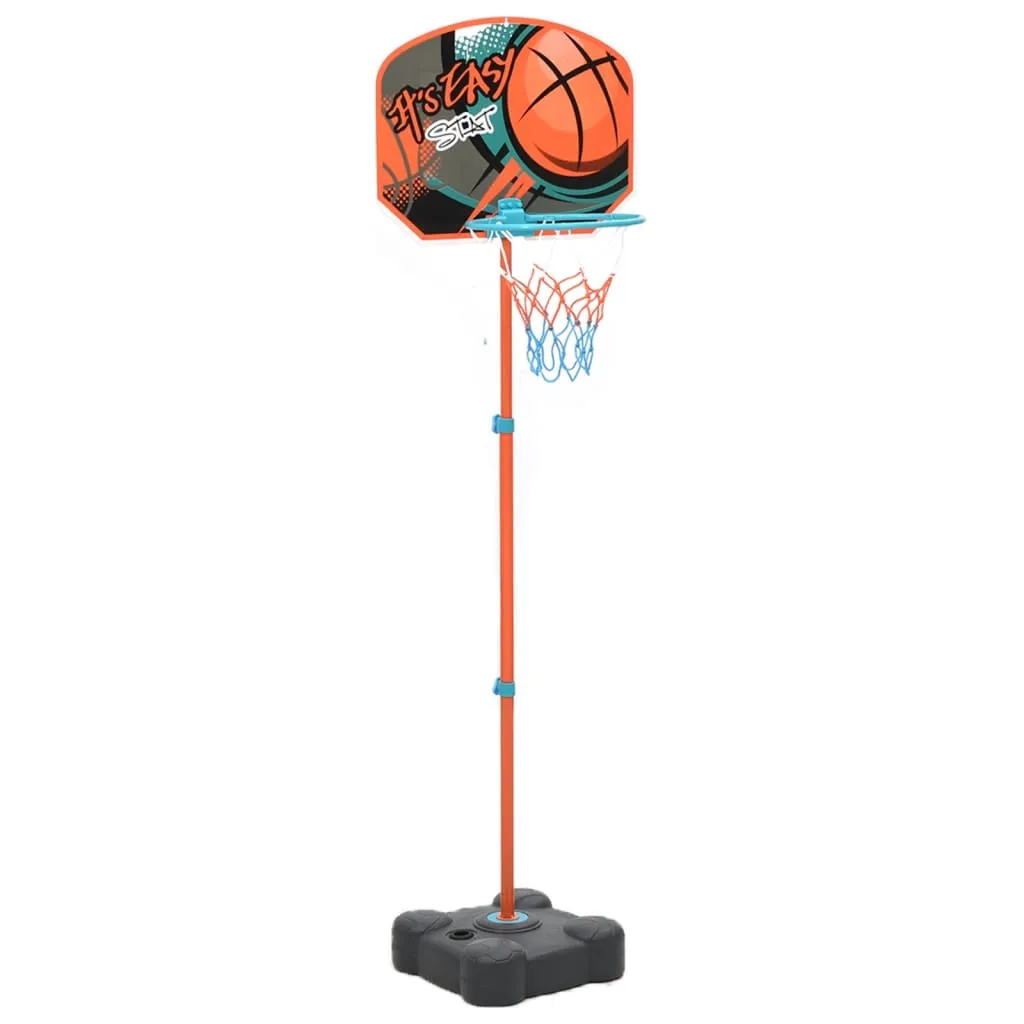 vidaXL Portable Basketball Play Set Adjustable 109-141 cm