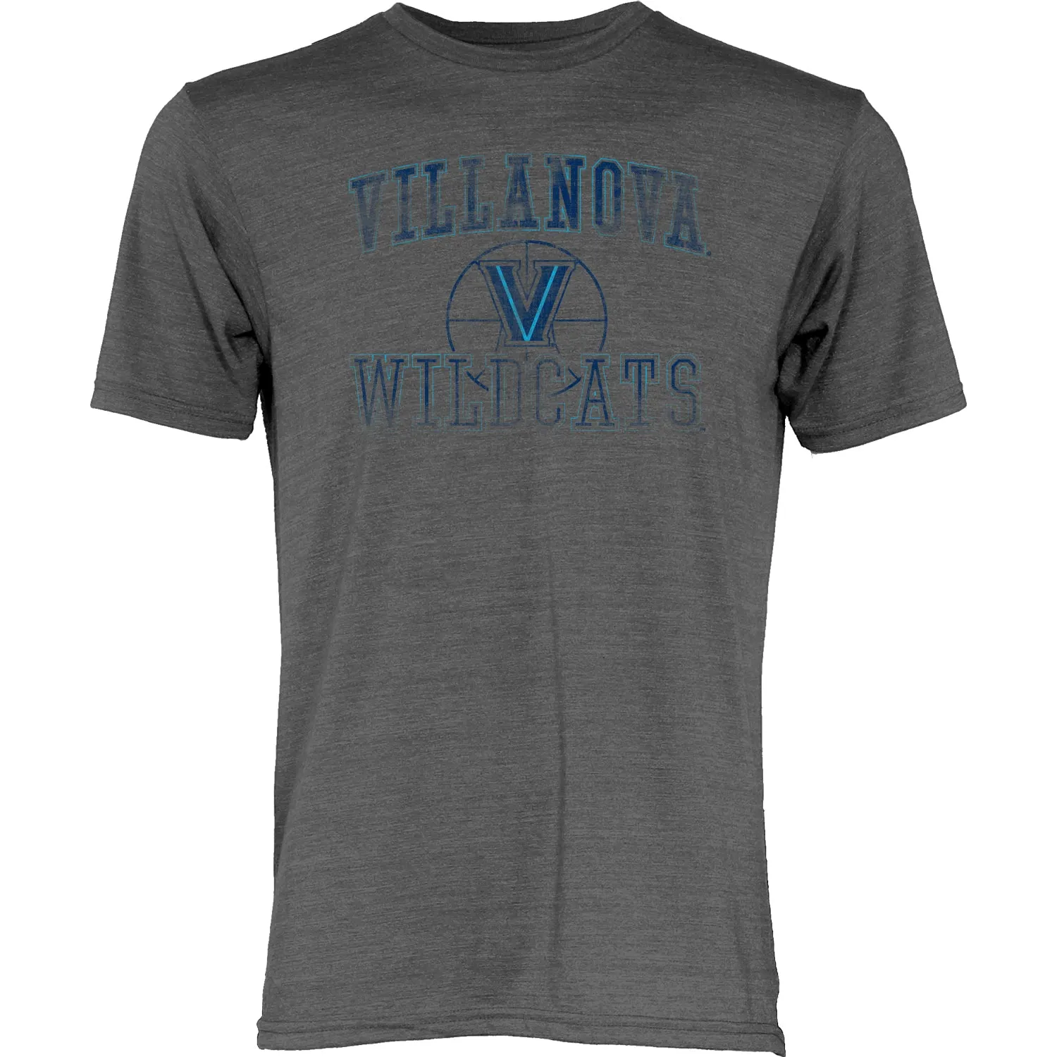 Villanova Wildcats Blue 84 Gray Soft Light Loose Vintage Basketball T-Shirt