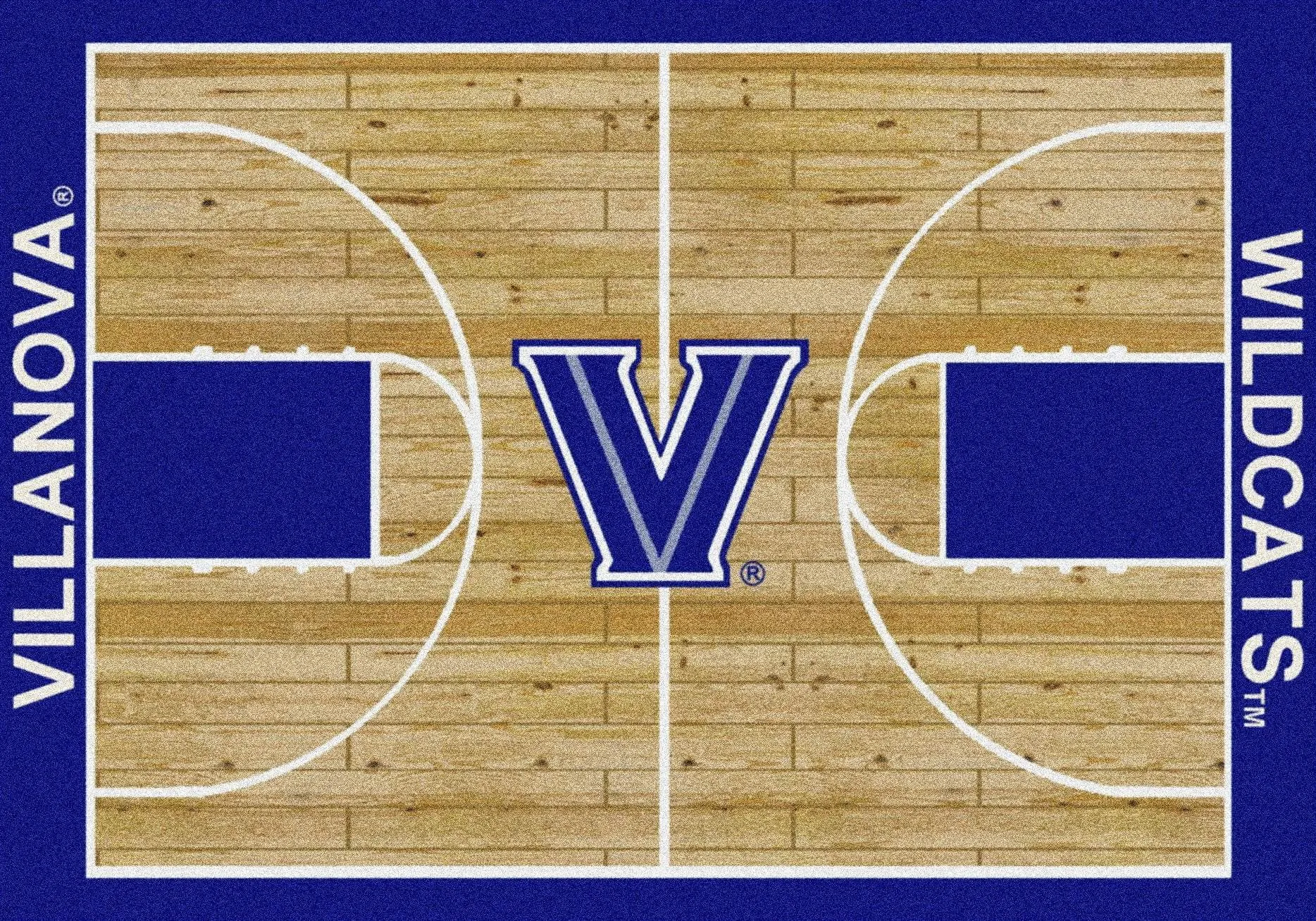 Villanova Wildcats Milliken Basketball Home Court Novelty Area Rug