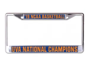 Virginia Cavaliers 2019 NCAA Basketball National Champions License Plate Frame