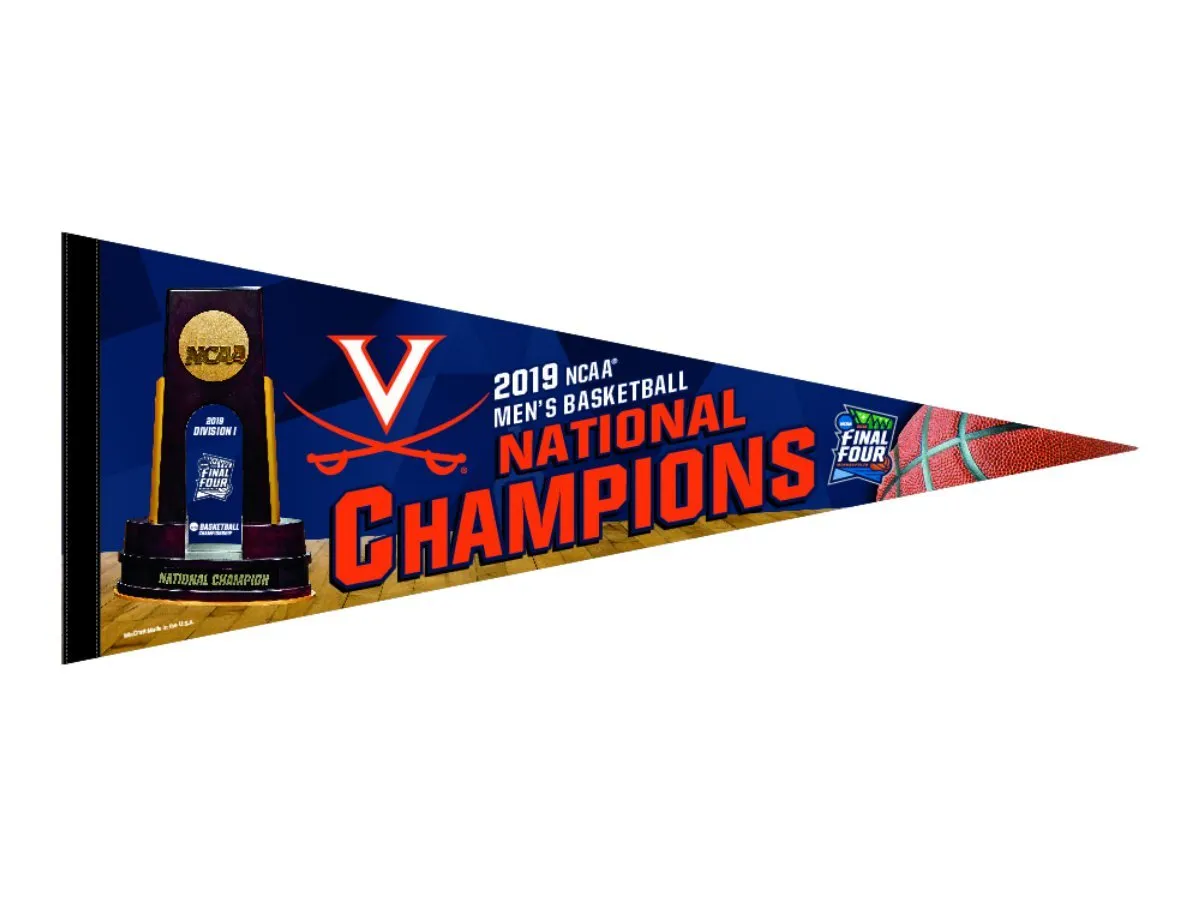 Virginia Cavaliers 2019 NCAA Basketball National Champions Premium Pennant