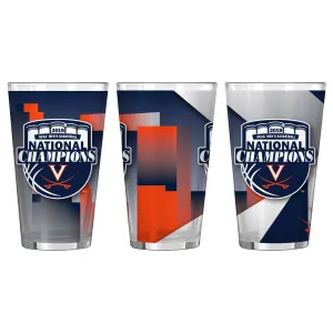 Virginia Cavaliers 2019 NCAA Basketball National Champions Sublimated Pint Glass