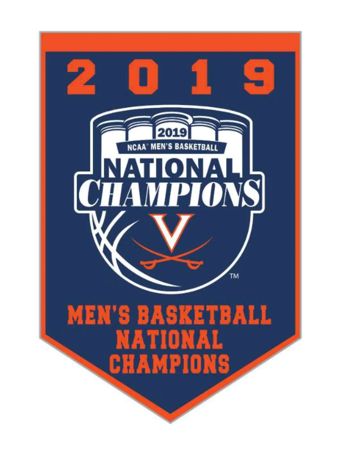 Virginia Cavaliers 2019 NCAA Men's Basketball National Champions Banner Magnet