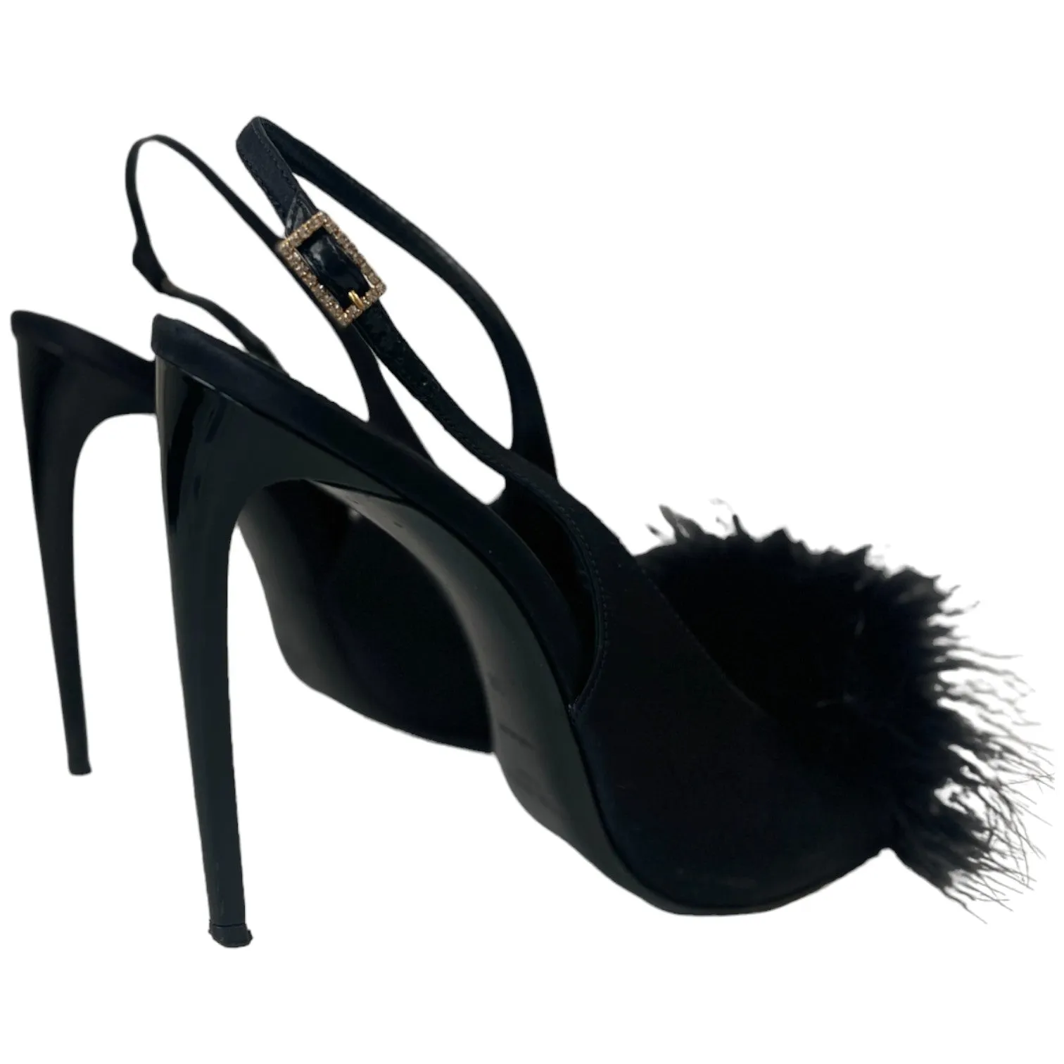 Women's Mae 110 Feather Heels Black Size EU 38 / UK 5