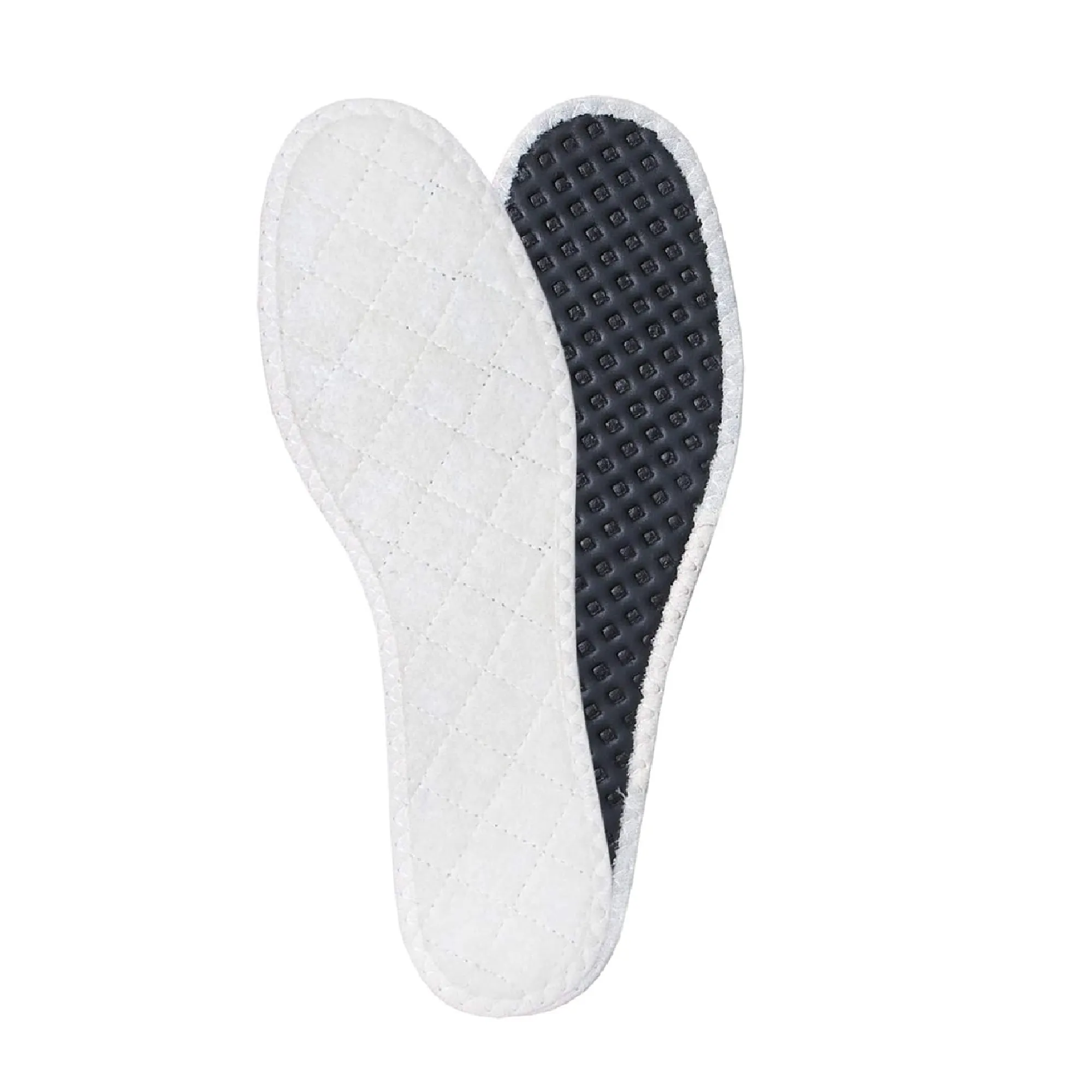 Wool Winter Insoles with Insulating Aluminum Layer and Activated Carbon for Boots Shoes