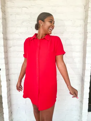 Working Girl Dress Red