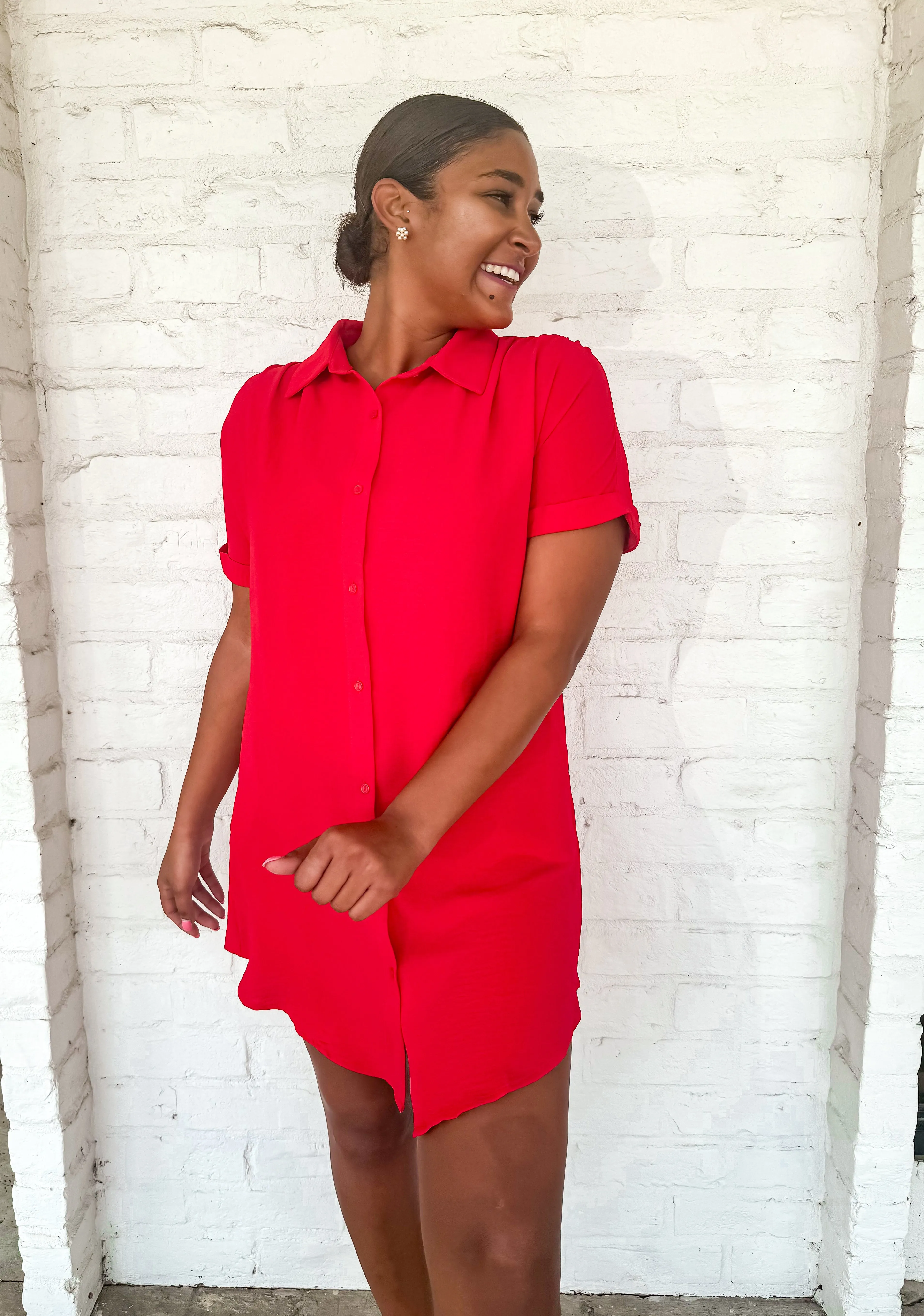 Working Girl Dress Red