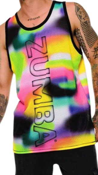 Zumba Tropidelic Mesh Basketball Tank