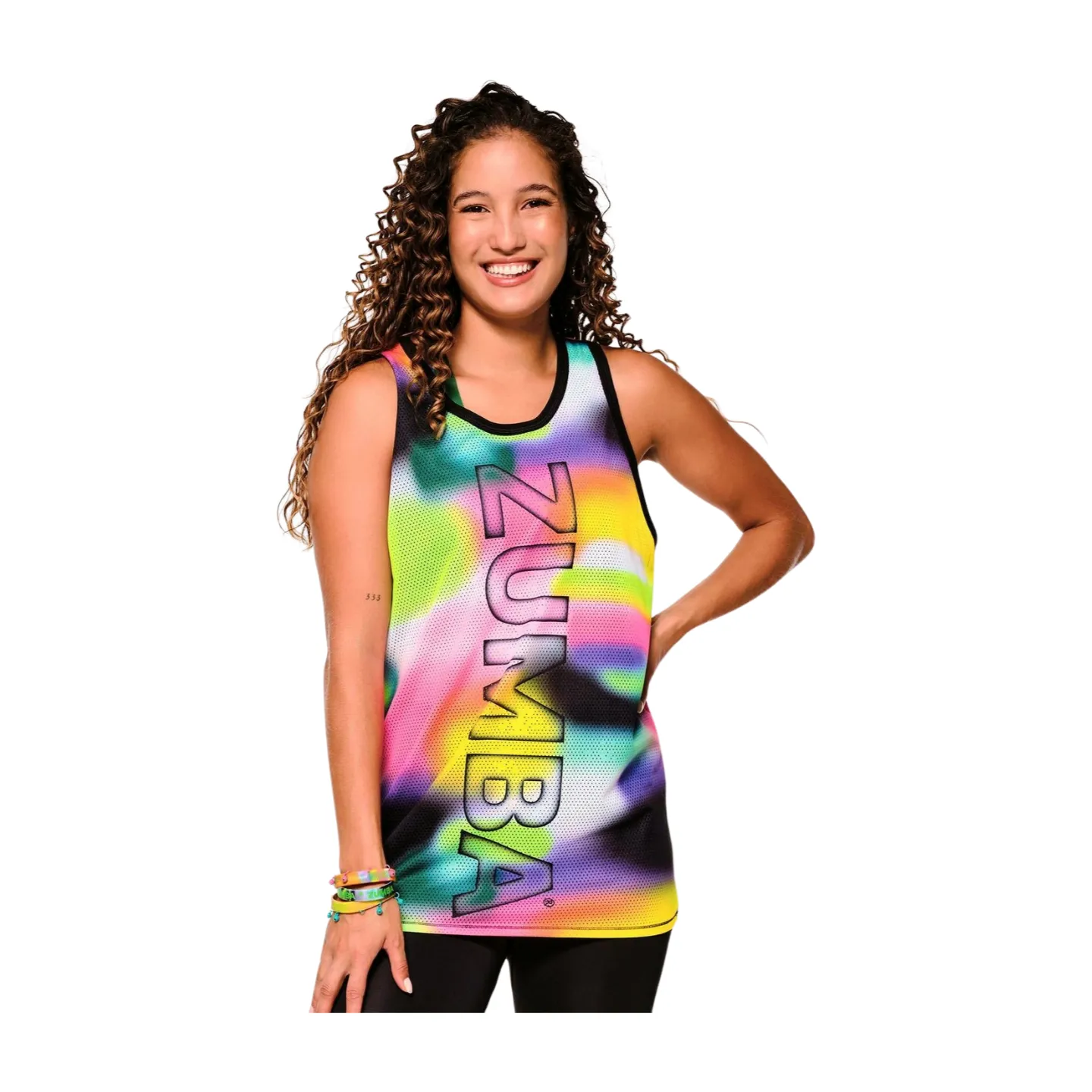 Zumba Tropidelic Mesh Basketball Tank